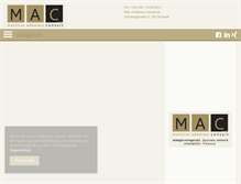 Tablet Screenshot of mac-consult.de